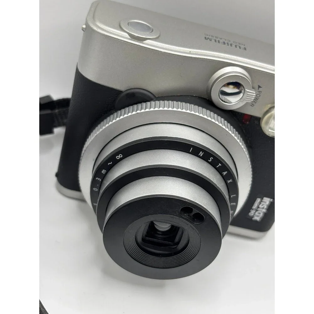 Fujifilm Instax Mini 90 Neo Classic Instant Film Camera with 1 Battery Black